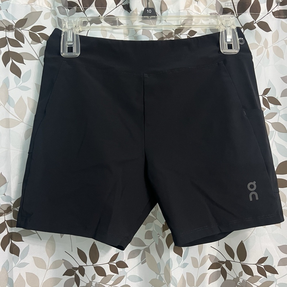 ON Cloud Running Hybrid Shorts Mens M Black Athletic Training Gym Workout
